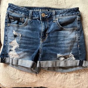 American eagle jean shorts